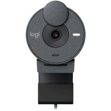 Веб-камера Logitech HD Webcam Brio 300 серый/черный